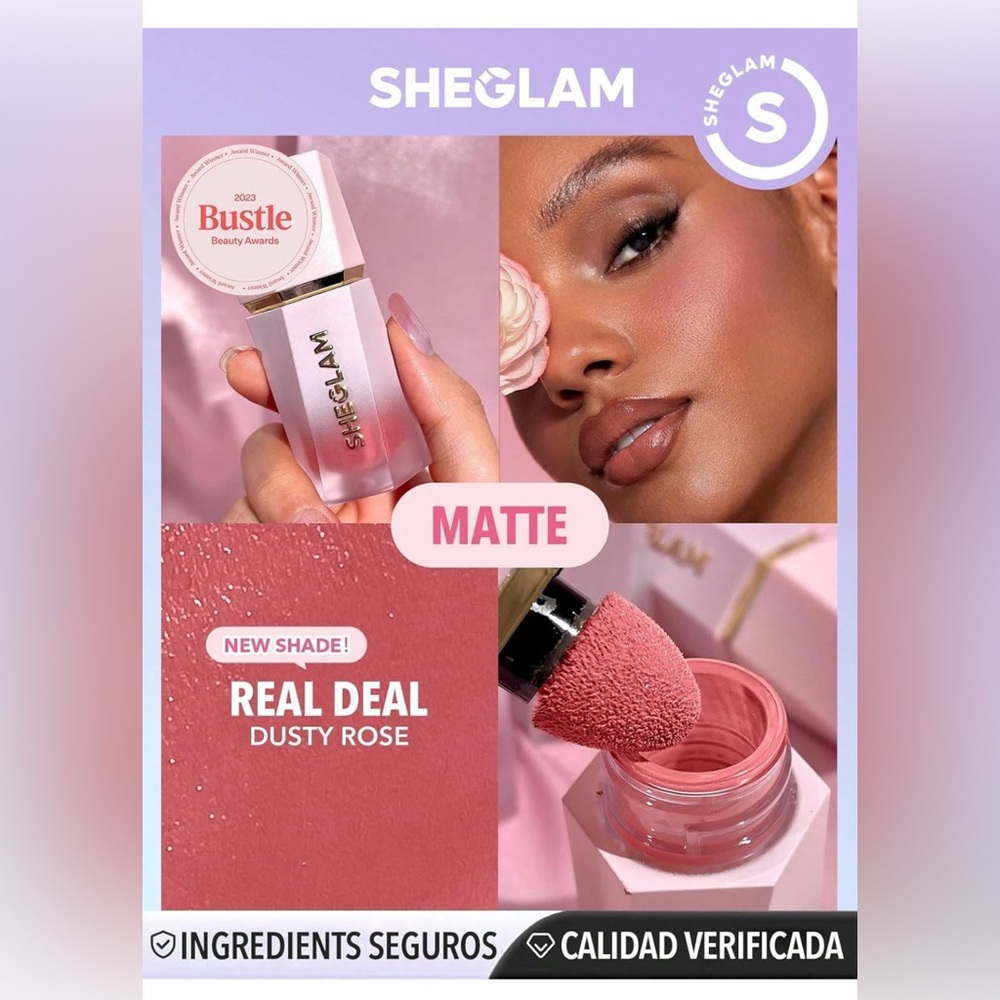 NEW COLOR! SHEGLAM COLOR BLOOM LIQUID BLUSH MAKEUP- REAL DEAL 💄 - Picture 2 of 14